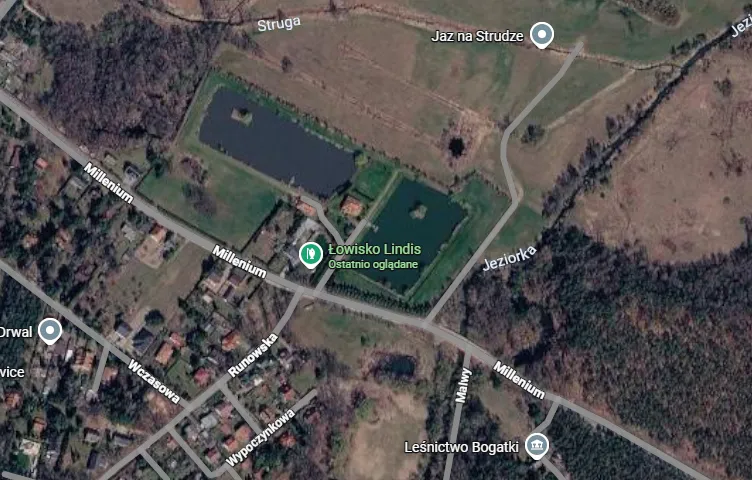 Mapa łowiska