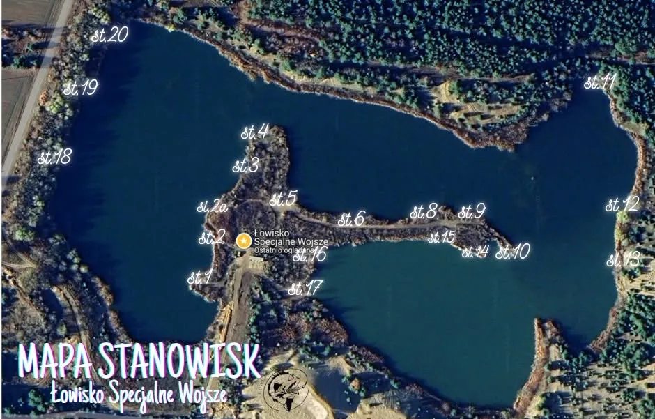 Mapa łowiska